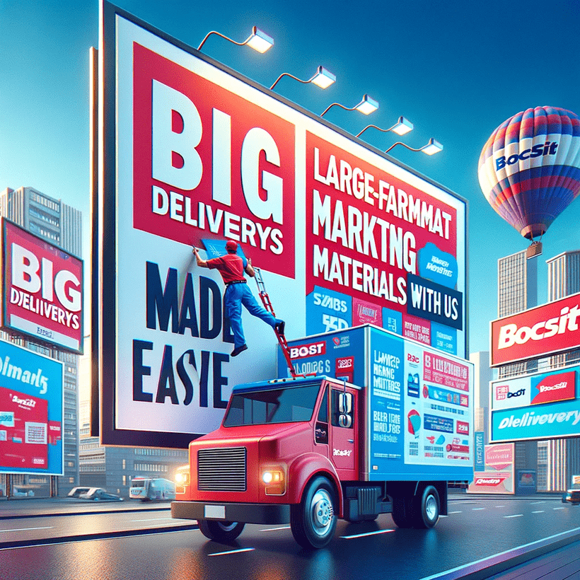 Large-Format Marketing Materials? Big Deliveries Made Easy with Us